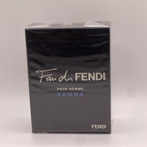 Fendi Fan di Fendi pour Homme Acqua 3.3 oz EDT Spray for Men NEW SEALED 5R01